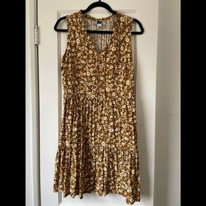 Old Navy Floral Tiered Dress